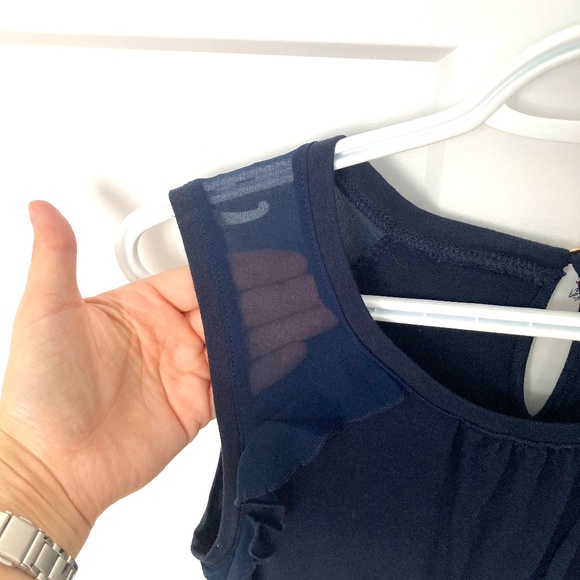 Dynamite Sleeveless Top - Dark Blue - Size XS - Picture 3 of 7